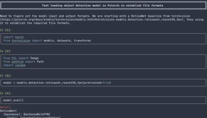 Screnshot of previewing Jupyter notebooks in terminal with rich-cli